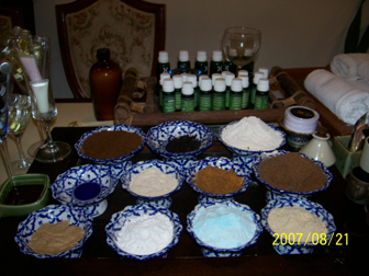 Body scrub materials